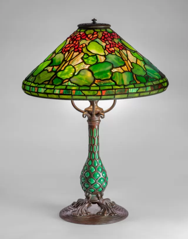 Geranium Library Lamp